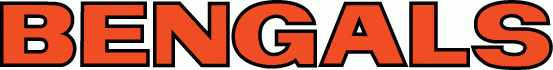 Cincinnati Bengals 1971-1996 Wordmark Logo iron on transfers for fabric